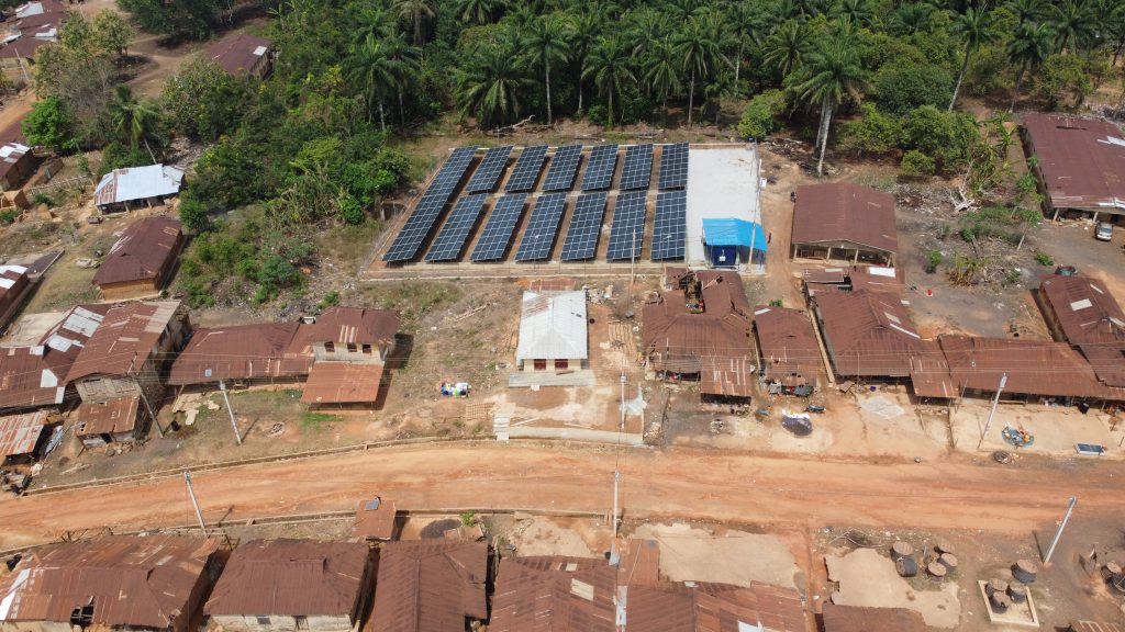 Photo of a mini-grid in Sun state community