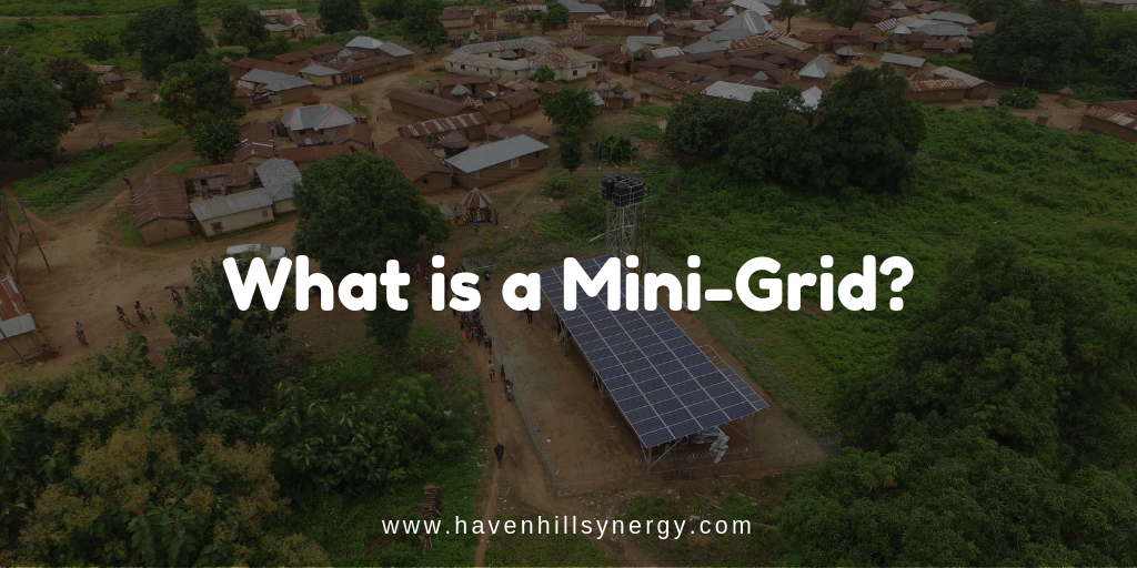 An image for an article that talks about mini-grids
